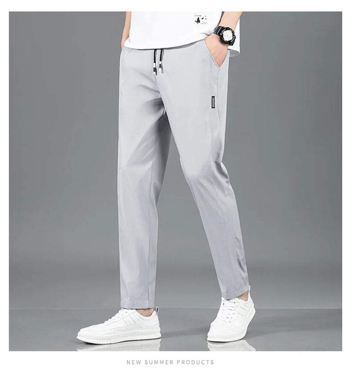 Pantalon Homme Léger et Respirant Style Business Casual