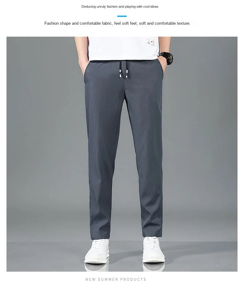 Pantalon Homme Léger et Respirant Style Business Casual