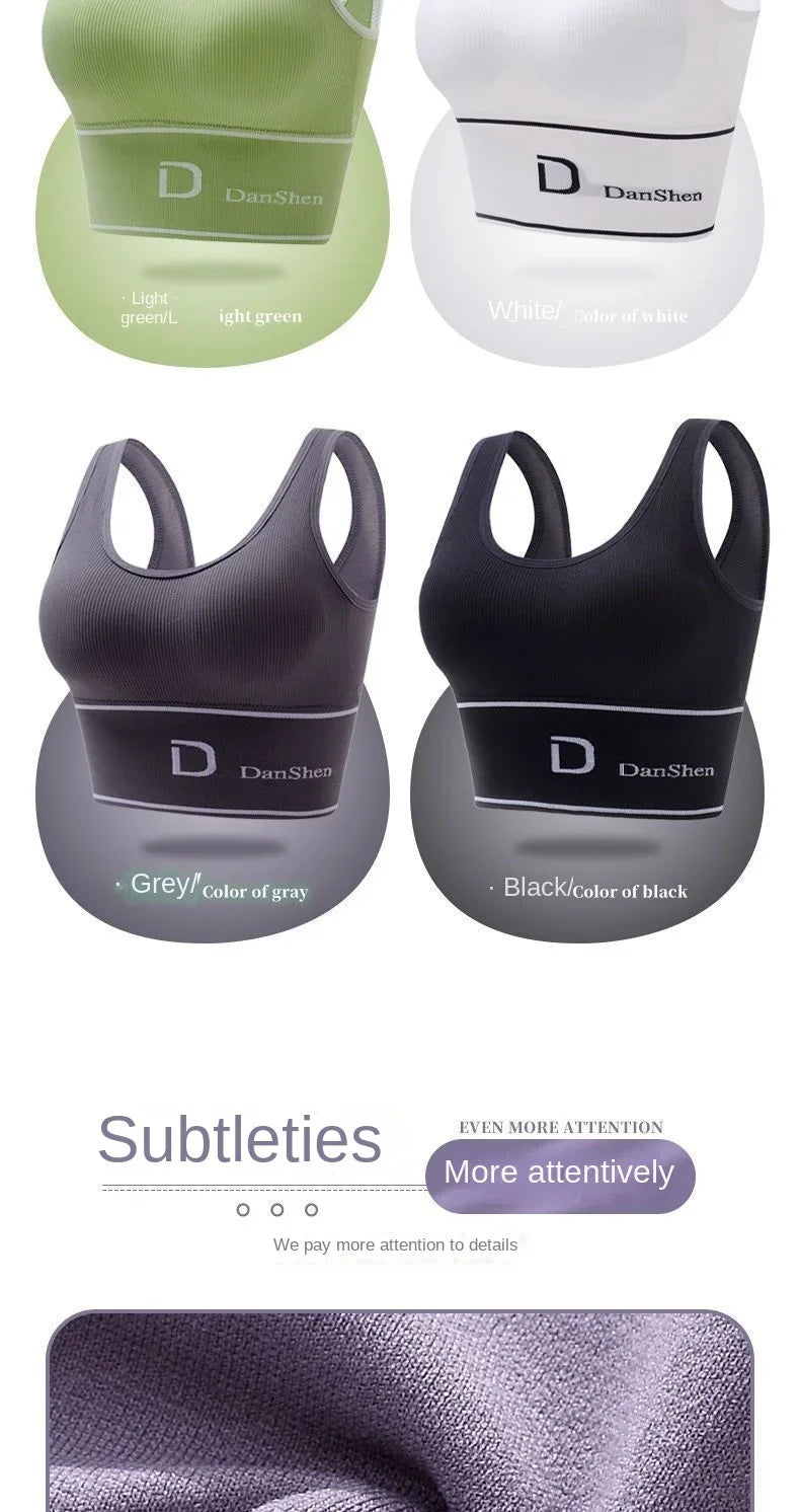 Haut de sport sans bretelles pour femme