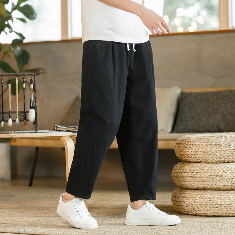 Pantalon en lin urbain