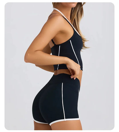 Ensemble Sport Femme 3 Pièces pour Yoga, Fitness et Running