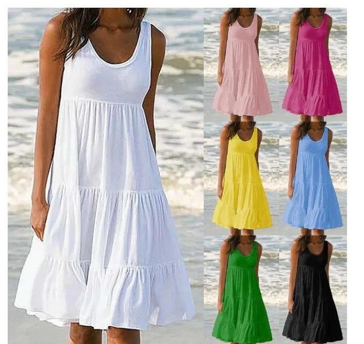 Robe midi moulante à bretelles