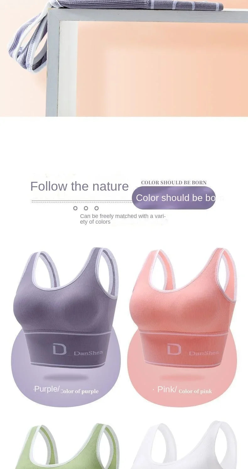 Haut de sport sans bretelles pour femme