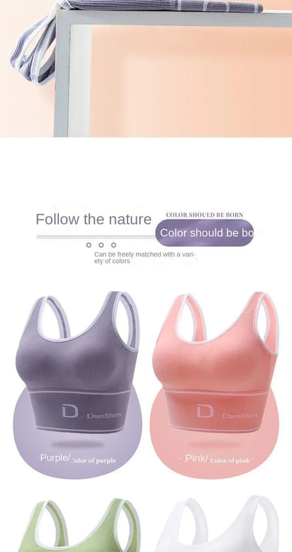 Haut de sport sans bretelles pour femme
