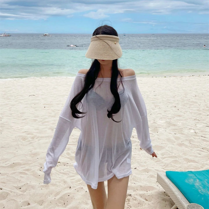 Tunique de Plage Femme Décontractée