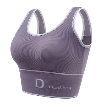 Haut de sport sans bretelles pour femme