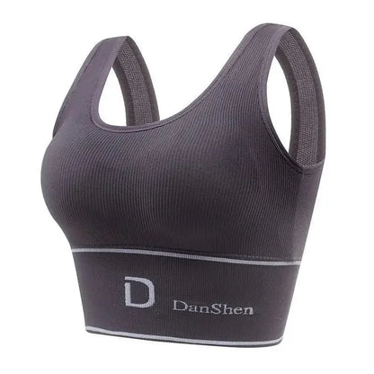Haut de sport sans bretelles pour femme