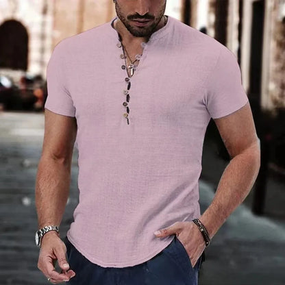 Chemise Homme Lin & Coton Décontractée