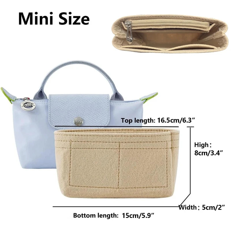 Organisateur de Sac pour Longchamp Mini