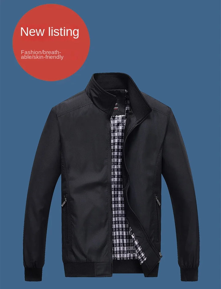 Veste Homme Décontractée Style Baseball Mi-Saison