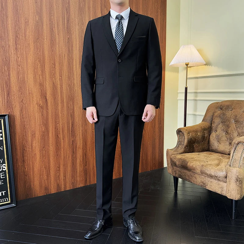 Suit Homme Élégant 2 Pièces