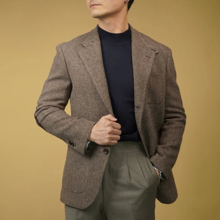 Blazer Homme en Tweed Slim Fit