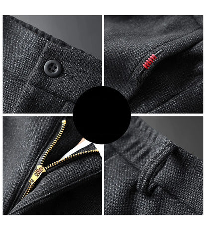 Pantalones elásticos elegantes para hombre