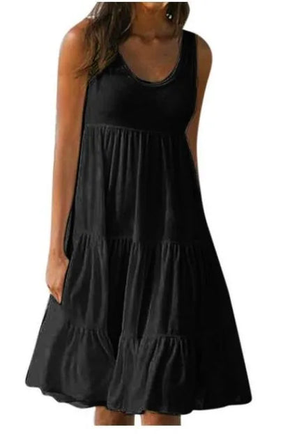 Robe midi moulante à bretelles