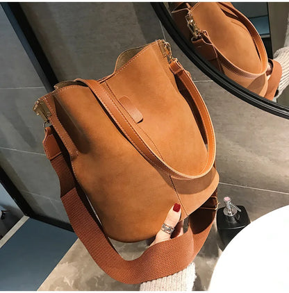 Sac Seau Femme Grande Capacité en Cuir PU Élégant
