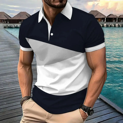 Polo décontracté d’été pour homme