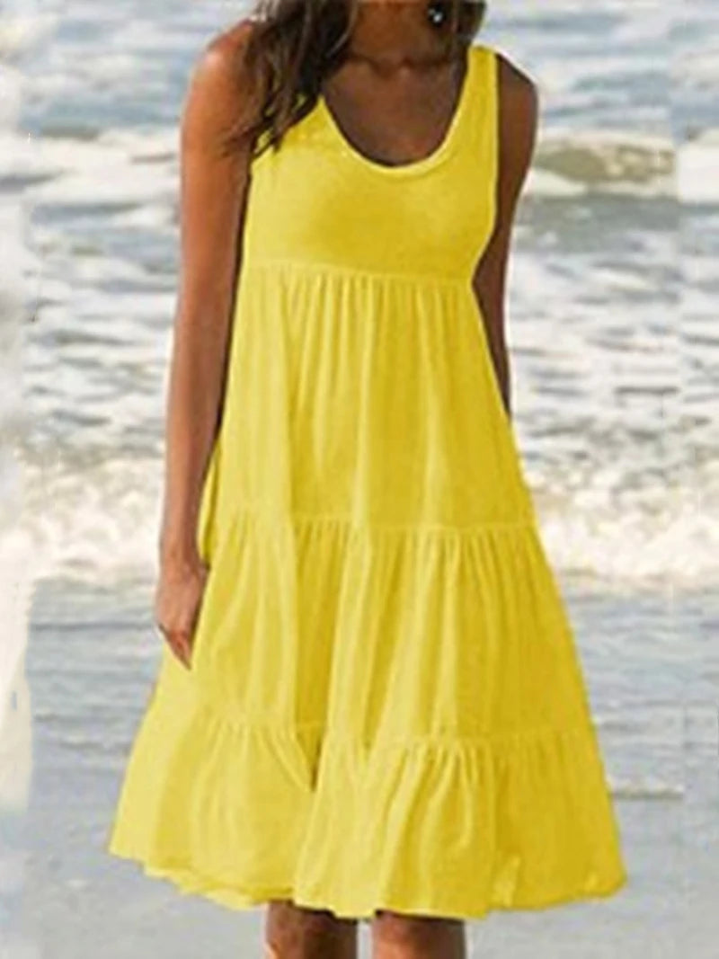 Robe midi moulante à bretelles