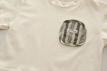 Ensemble Enfant 2 Pièces T-Shirt Rayé et Short