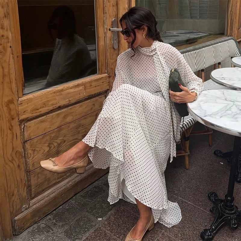 Ensemble Femme Élégant à Pois