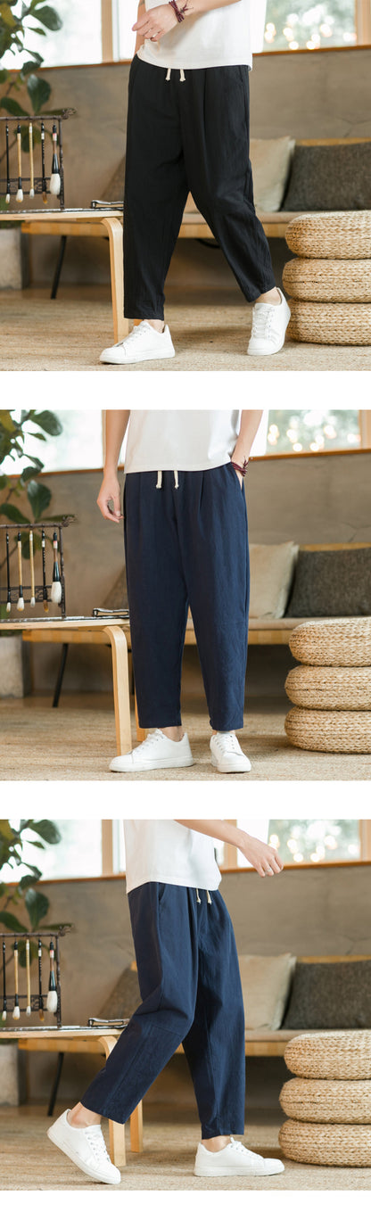 Pantalon en lin urbain