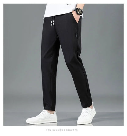 Pantalon Homme Léger et Respirant Style Business Casual