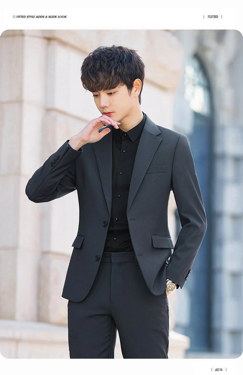 Blazer Homme Élégant Slim Fit