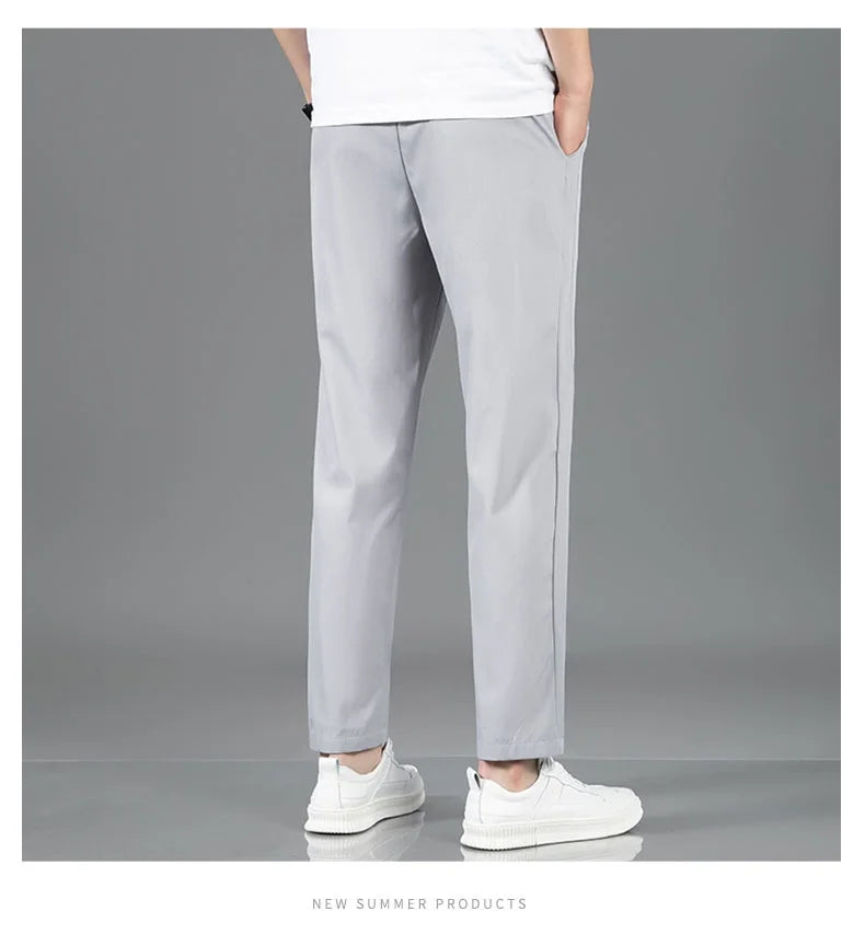 Pantalon Homme Léger et Respirant Style Business Casual