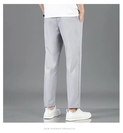 Pantalon Homme Léger et Respirant Style Business Casual