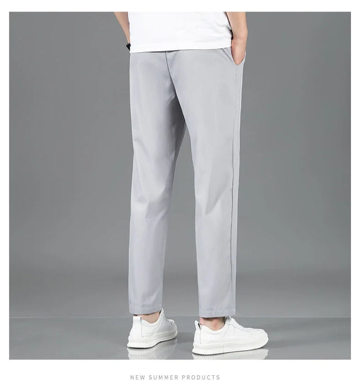 Pantalon Homme Léger et Respirant Style Business Casual