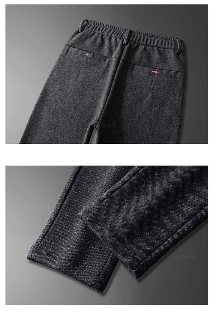 Pantalones elásticos elegantes para hombre
