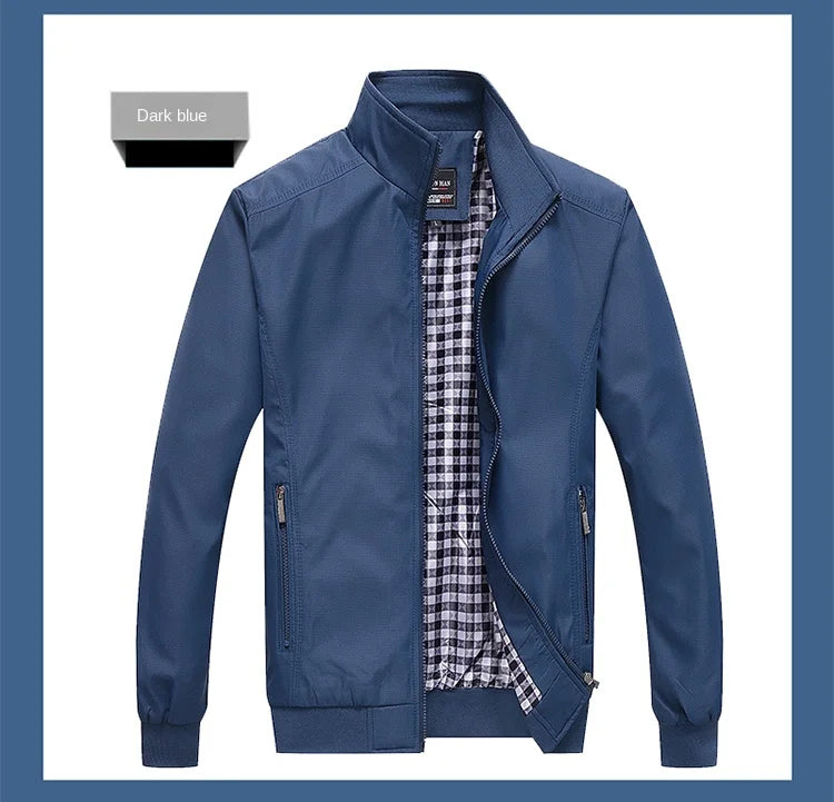 Veste Homme Décontractée Style Baseball Mi-Saison