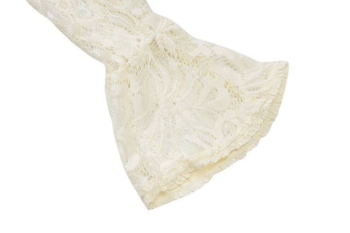 Robe en maille avec empiècements en tulle