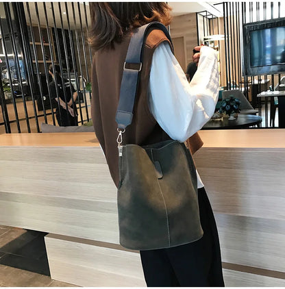 Sac Seau Femme Grande Capacité en Cuir PU Élégant