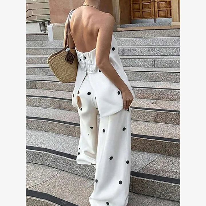 Ensemble Femme Élégant à Pois