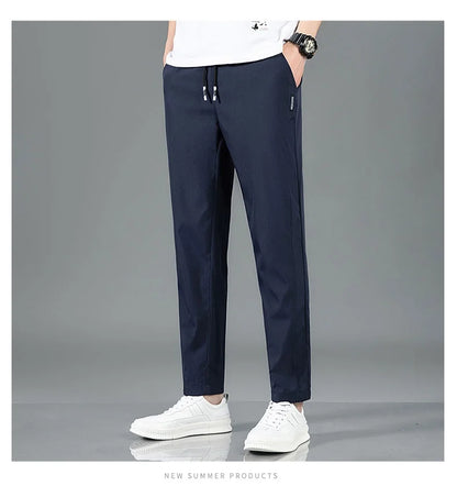 Pantalon Homme Léger et Respirant Style Business Casual
