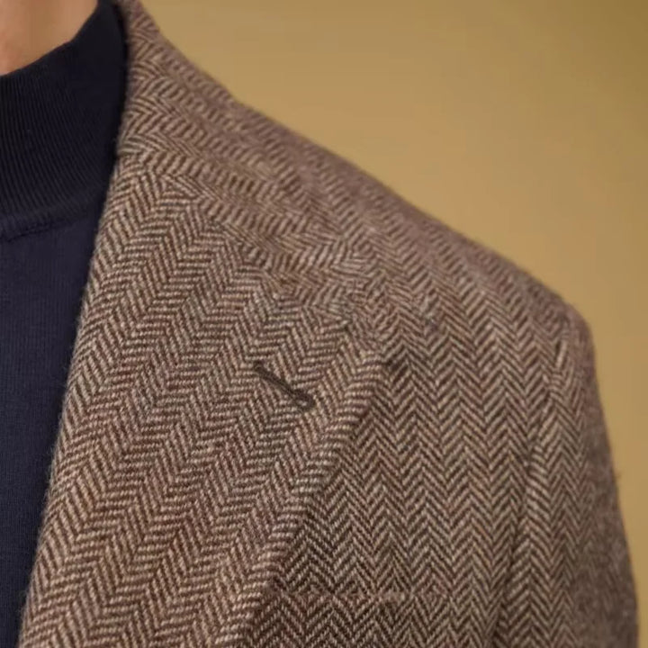 Blazer Homme en Tweed Slim Fit